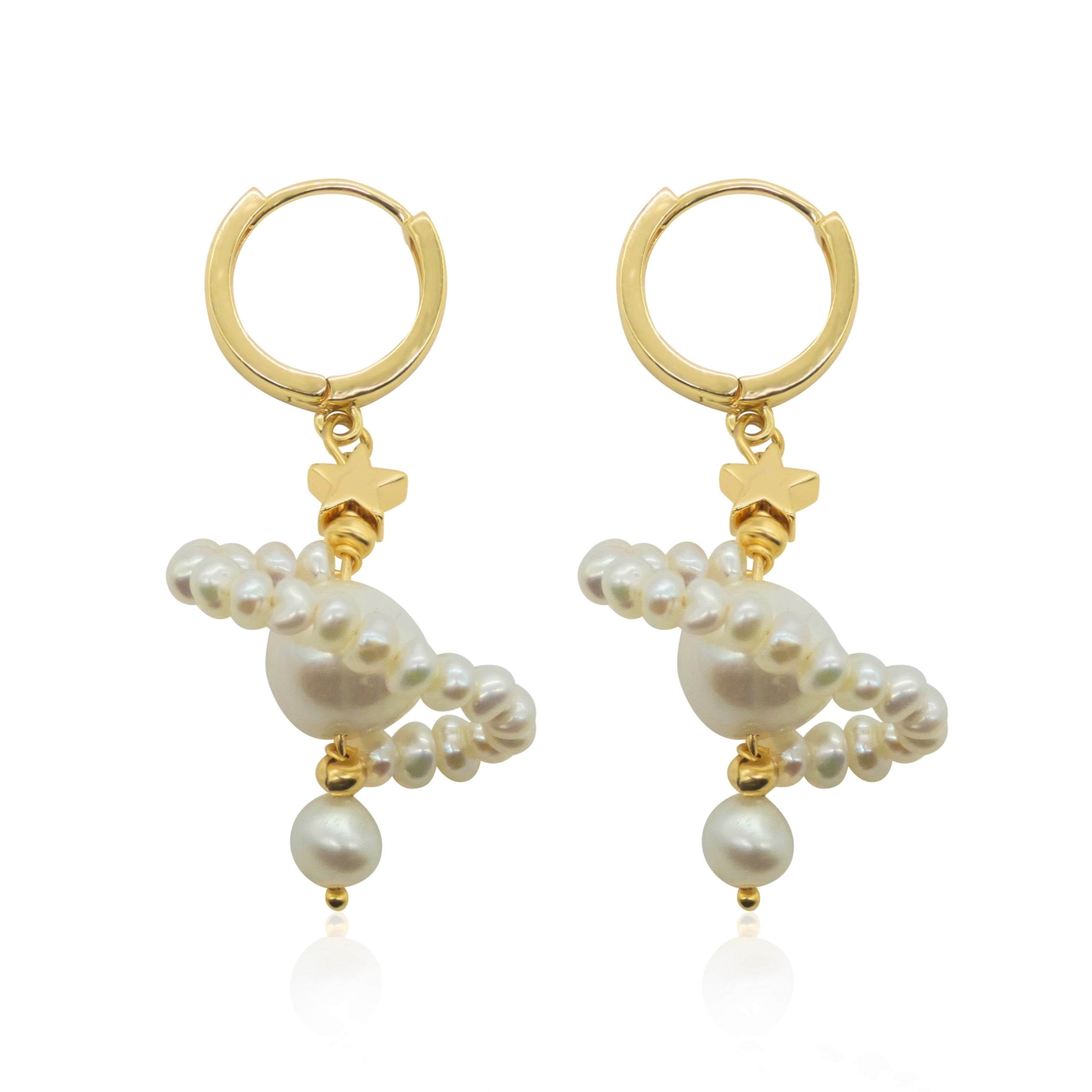 MATEO Duo 14-karat gold pearl earrings | NET-A-PORTER